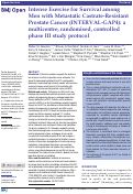 Cover page: Intense Exercise for Survival among Men with Metastatic Castrate-Resistant Prostate Cancer (INTERVAL-GAP4): a multicentre, randomised, controlled phase III study protocol