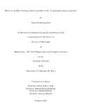 Cover page: When do machine learning models generalize well? A signal-processing perspective