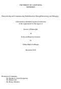 Cover page: Characterizing and Communicating Earth Structure Through Seismology and Pedagogy