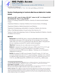 Cover page: Factors Predisposing to Survival After Resuscitation for Sudden Cardiac Arrest