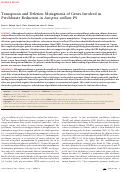 Cover page: Transposon and Deletion Mutagenesis of Genes Involved in Perchlorate Reduction in Azospira suillum PS