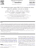 Cover page: The cannabinoid receptor agonist WIN 55,212-2 attenuates the effects induced by quinolinic acid in the rat striatum