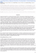 Cover page: Understanding Proficiency: Analyzing the Characteristics of Secondary Studentsâ€™ On-Demand Analytical Essay Writing