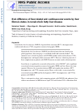 Cover page: Risk Difference of Liver-Related and Cardiovascular Events by Liver Fibrosis Status in Nonalcoholic Fatty Liver Disease