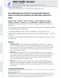 Cover page: Dose-dependent association of accelerometer-measured physical activity and sedentary time with brain perfusion in aging