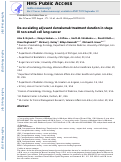 Cover page: De-escalating adjuvant durvalumab treatment duration in stage III non-small cell lung cancer.