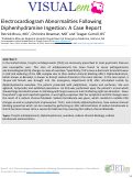 Cover page: Electrocardiogram Abnormalities Following Diphenhydramine Ingestion A Case Report