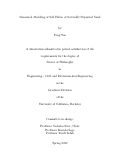 Cover page: Numerical Modeling of Soil Fabric of Naturally Deposited Sand