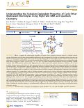 Cover page: Understanding the Solvation-Dependent Properties of Cyclic Ether Multivalent Electrolytes Using High-Field NMR and Quantum Chemistry