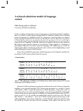 Cover page: A relaxed admixture model of contact