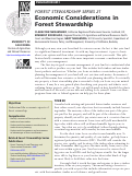 Cover page: Forest Stewardship Series 21: Economic Considerations in Forest Stewardship