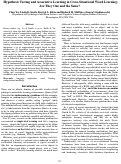 Cover page: Hypothesis Testing and Associative Learning in Cross-Situational Word Learning: Are They One and the Same?