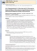 Cover page: Use of hyperpolarized [1-13C]pyruvate and [2-13C]pyruvate to probe the effects of the anticancer agent dichloroacetate on mitochondrial metabolism in vivo in the normal rat