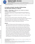 Cover page: Air Quality and Health Cobenefits of Different Deep Decarbonization Pathways in California