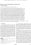 Cover page: Diurnal cycle of the Intertropical Convergence Zone in the east Pacific