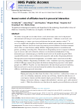 Cover page: Neural control of affiliative touch in prosocial interaction