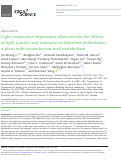 Cover page: Light-responsive expression atlas reveals the effects of light quality and intensity in Kalanchoë fedtschenkoi, a plant with crassulacean acid metabolism.