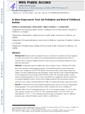 Cover page: In Utero Exposure to Toxic Air Pollutants and Risk of Childhood Autism