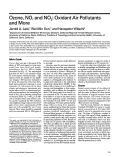 Cover page: Ozone, NO, and NO 2 : Oxidant Air Pollutants and More