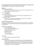 Cover page: Environmental risk factors and work-related lower respiratory symptoms in 80 office buildings: An exploratory analysis of NIOSH data