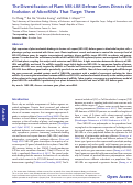 Cover page: The Diversification of Plant NBS-LRR Defense Genes Directs the Evolution of MicroRNAs That Target Them.