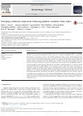 Cover page: Diverging volumetric trajectories following pediatric traumatic brain injury