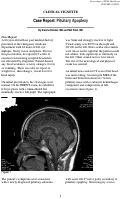 Cover page: Case Report: Pituitary Apoplexy