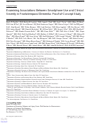 Cover page: Examining Associations Between Smartphone Use and Clinical Severity in Frontotemporal Dementia: Proof-of-Concept Study