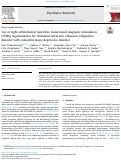 Cover page: Use of right orbitofrontal repetitive transcranial magnetic stimulation (rTMS) augmentation for treatment-refractory obsessive-compulsive disorder with comorbid major depressive disorder