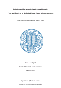 Cover page of Inclusion and Exclusion in Immigration Rhetoric: Party and Ethnicity in the United States House of Representatives