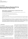 Cover page: Spontaneous Iliopsoas Hematoma following Microvascular Free Tissue Transfer