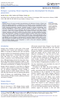 Cover page: Dengue: a growing threat requiring vaccine development for disease prevention.