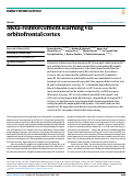 Cover page: Meta-reinforcement learning via orbitofrontal cortex