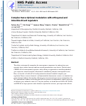 Cover page: Complex transcriptional modulation with orthogonal and inducible dCas9 regulators