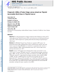 Cover page: Prognostic Utility of Tumor Stage versus American Thyroid Association Risk Class in Thyroid Cancer.