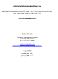 Cover page: References and Bibliography: Report #21 in the Series: The Annualized Social Cost of Motor-Vehicle Use in the United States, Based on 1990-1991 Data. Rev. 2