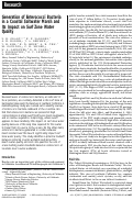 Cover page: Generation of enterococci bacteria in a coastal saltwater marsh and its impact on surf zone water quality.