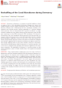 Cover page: Reshuffling of the Coral Microbiome during Dormancy