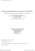 Cover page: Measuring and Modeling Emissions from Extremely Low Emitting Vehicles