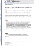 Cover page: Myosteatosis in adolescents and young adults treated for acute lymphoblastic leukemia