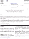 Cover page: Prophylactic ibuprofen does not improve pain with IUD insertion: a randomized trial.