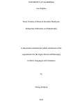 Cover page: Three Versions of Russian Decadent Dandyism: Demonism, Hellenism, and Theatricality