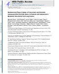 Cover page: Randomized phase II study of fulvestrant and erlotinib compared with erlotinib alone in patients with advanced or metastatic non-small cell lung cancer