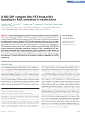 Cover page: A Ral GAP complex links PI 3-kinase/Akt signaling to RalA activation in insulin action