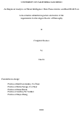 Cover page: An Empirical Analysis on Threat Intelligence: Data Characteristics and Real-World Uses