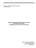 Cover page: Incorporating Vehicular Emissions into an Efficient Mesoscopic Traffic Model: An Application to the Alameda Corridor, CA