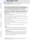 Cover page: Increased Brain Gray Matter in the Primary Somatosensory Cortex is Associated with Increased Pain and Mood Disturbance in Patients with Interstitial Cystitis/Painful Bladder Syndrome