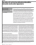 Cover page: An atlas of cortical arealization identifies dynamic molecular signatures