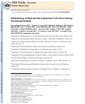 Cover page: Epidemiology of Head and Neck Squamous Cell Cancer Among HIV-Infected Patients