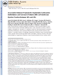 Cover page: Association Between Prophylactic Implantable Cardioverter-Defibrillators and Survival in Patients With Left Ventricular Ejection Fraction Between 30% and 35%